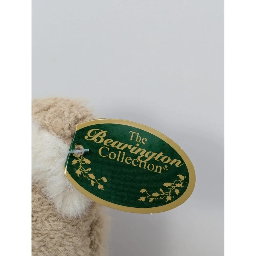 Bearington Collection Teddy Bear Plush Fuzzy Fur Tan Cream